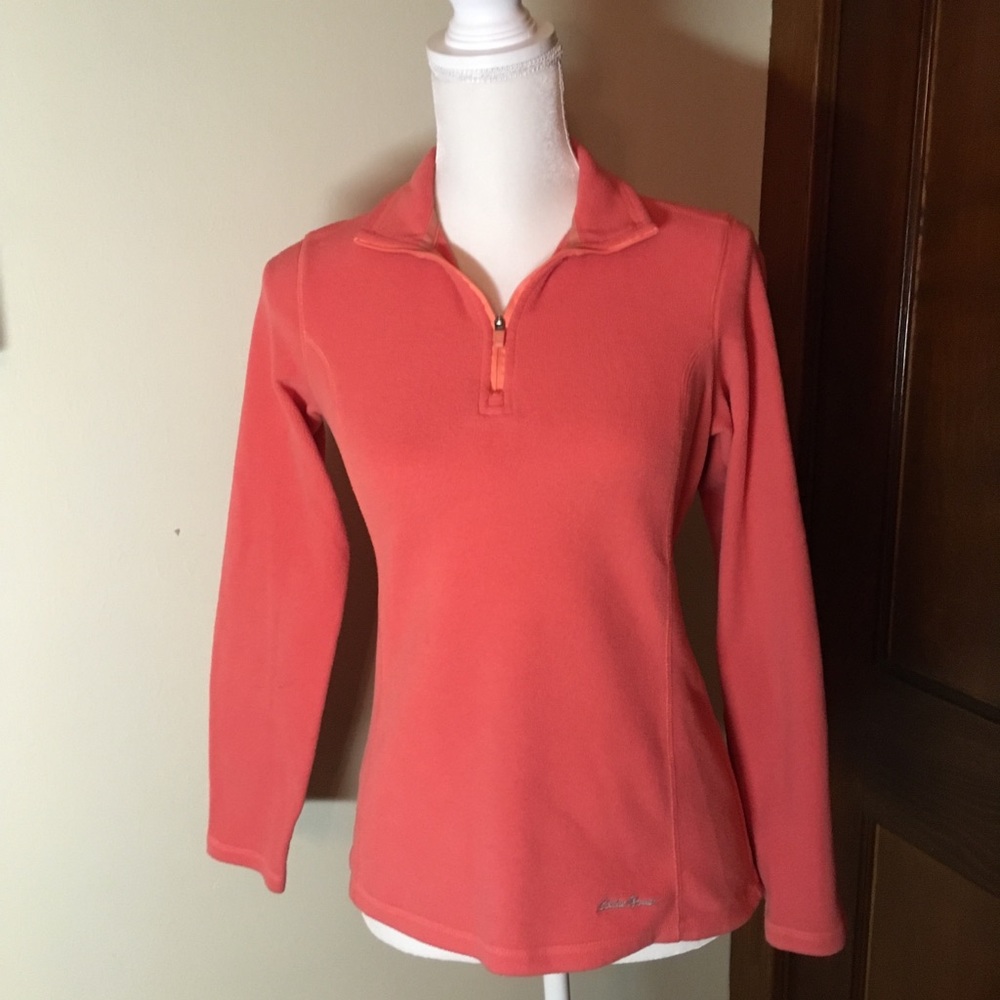 Eddie Bauer pink/peach athletic pullover X-small